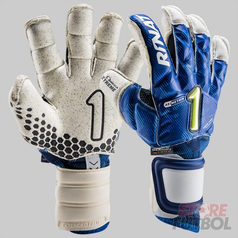 Guantes de arquero Rinat Asimetrik Hunter PRO azul