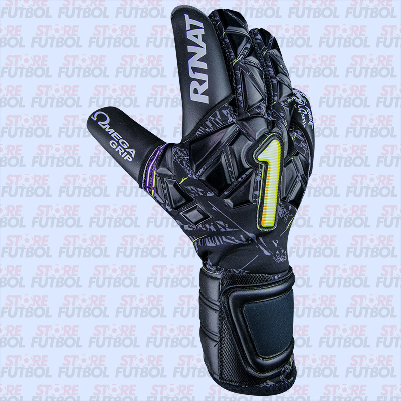 Guantes Rinat Fenix Quantum Pro en color negro detalle dorsal