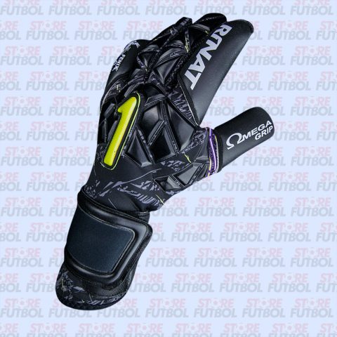 Vista lateral guantes Rinat Fenix Quantum Pro en negro