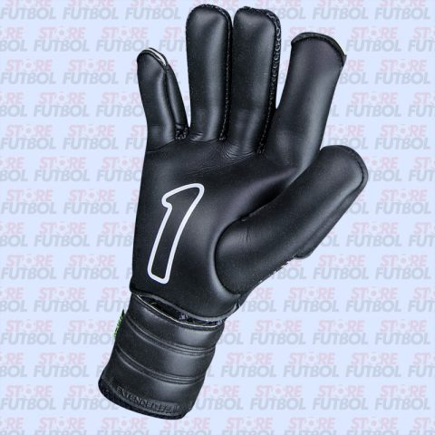 Detalle de la cara interior de los guantes Fenix Quantum Pro en negro de Rinat