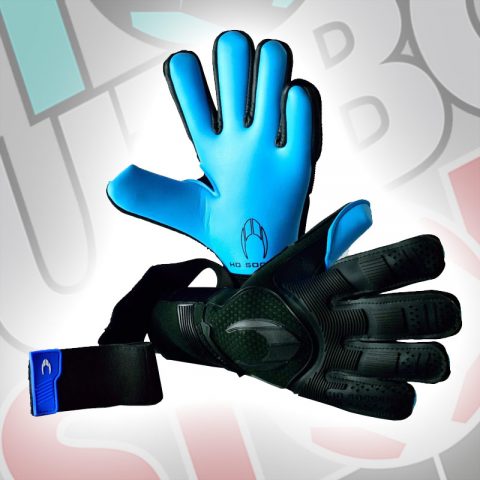 GUANTES DE ARQUERO HO SOCCER Supremo II Negative Negro Azul