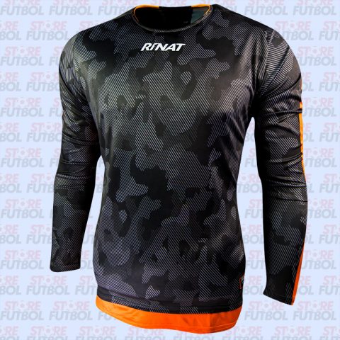 Buzo Rinat Sniper en color negro y naranja para arqueros