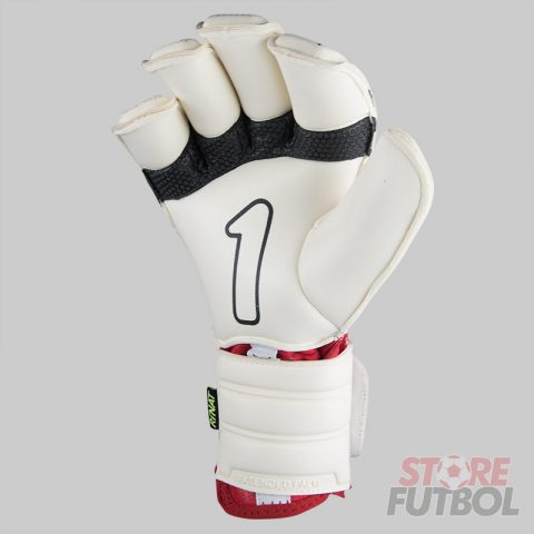 Guantes de arquero Rinat Kraken Spekter Pro blanco rojo
