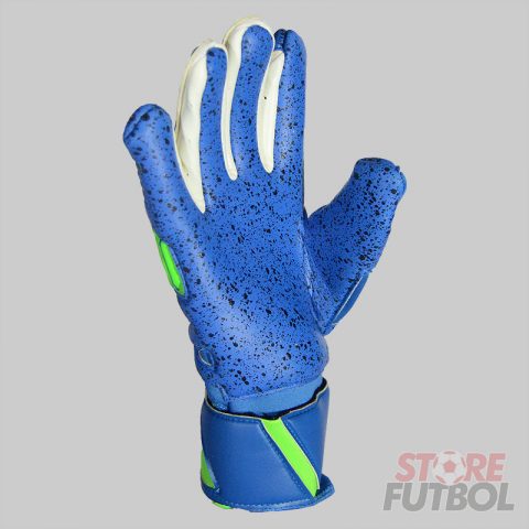 Guantes de arquero UHL Sport Aquagrip HN azul y verde