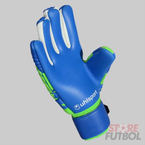 store-futbol-uhlsport-aquasoft-hn-wildbreaker-verde-2 Guantes de arquero UHLsport Aquasoft HN Wildbreaker azul y verde