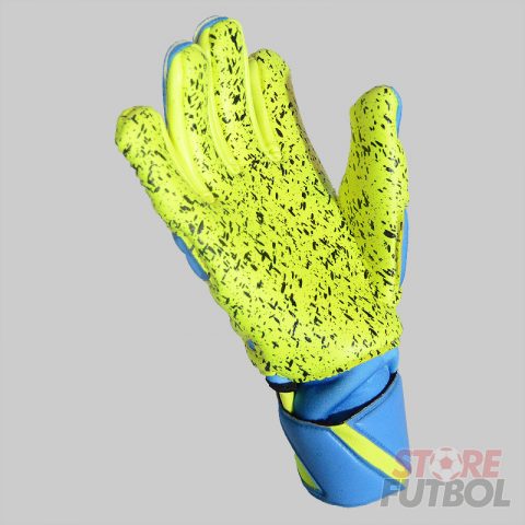 Guantes de arquero UHL Sport Radar Control Supergrip HN azul y amarillo