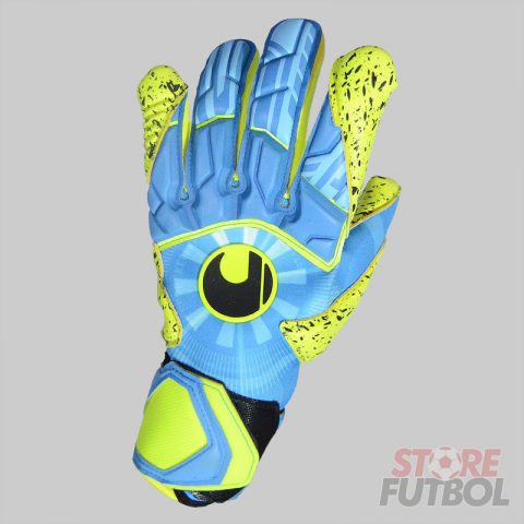 Guantes de arquero UHL Sport Radar Control Supergrip HN azul y amarillo