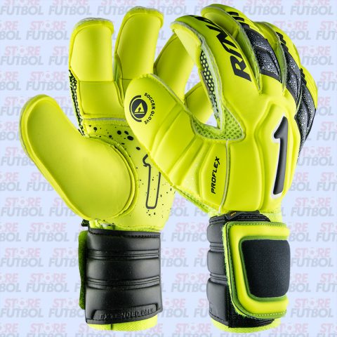 Guantes de arquero Rinat Uno Alpha semi pro en amarillo