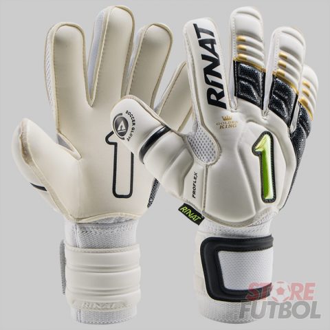 Guantes de arquero Rinat Uno Premier GK Semi blanco oro