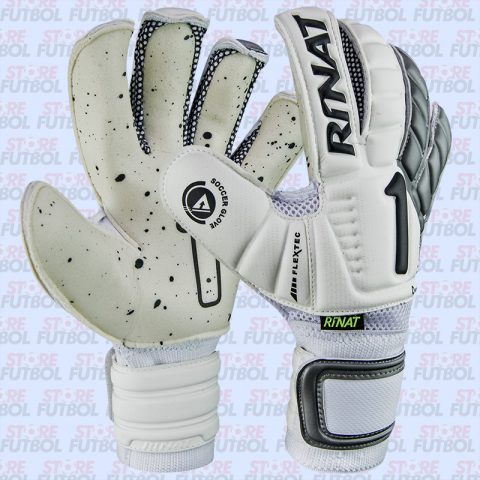 Guantes de arquero Rinat Egotiko Quantum Turf en color blanco