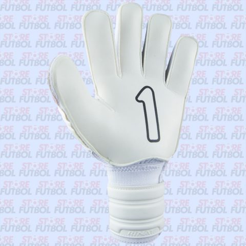 Detalle de la palma de la mano guante Rinat Uno Premier NGR NEO en blanco y rojo