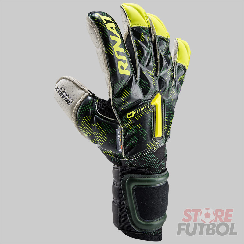 store-futbol-asimetrik-hunter-pro-spines-verde-2 Guantes de arquero Rinat Asimetrik Hunter PRO spines antifractura verde
