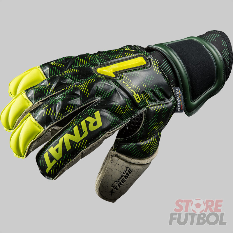store-futbol-asimetrik-hunter-pro-spines-verde-3 Guantes de arquero Rinat Asimetrik Hunter PRO spines antifractura verde