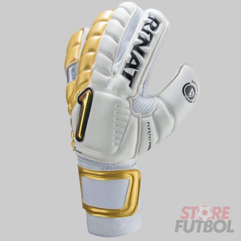 Guantes de arquero Rinat Egotiko Quantum Turf spines antifractura blanco