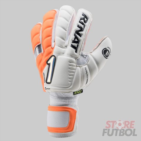 Guantes de arquero Rinat Egotiko Quantum Turf spines antifractura naranja
